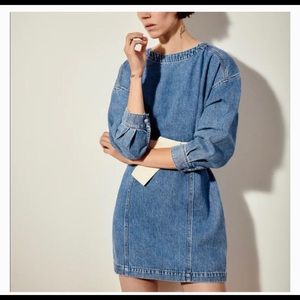Zara denim dress NWT